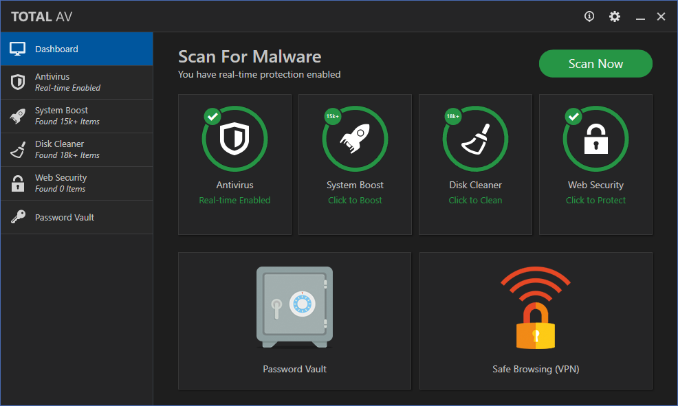 totalAV dashboard